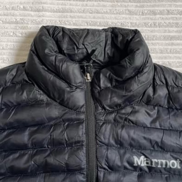 Marmot Black Quilted Puffer Vest Lightweight Insulated - Picture 6 of 9